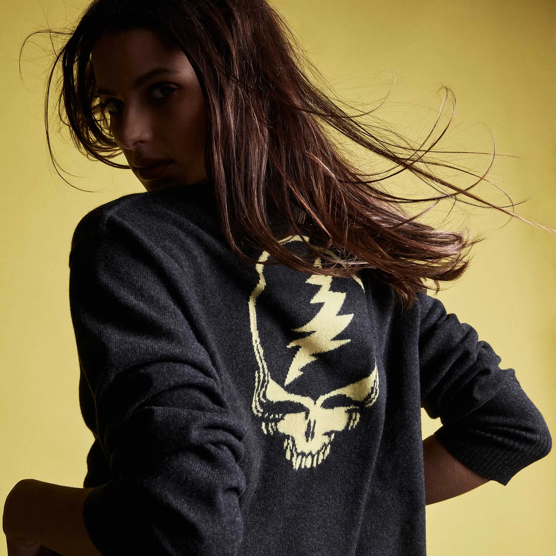 Grateful Dead Pullover Hoodie - Anthracite