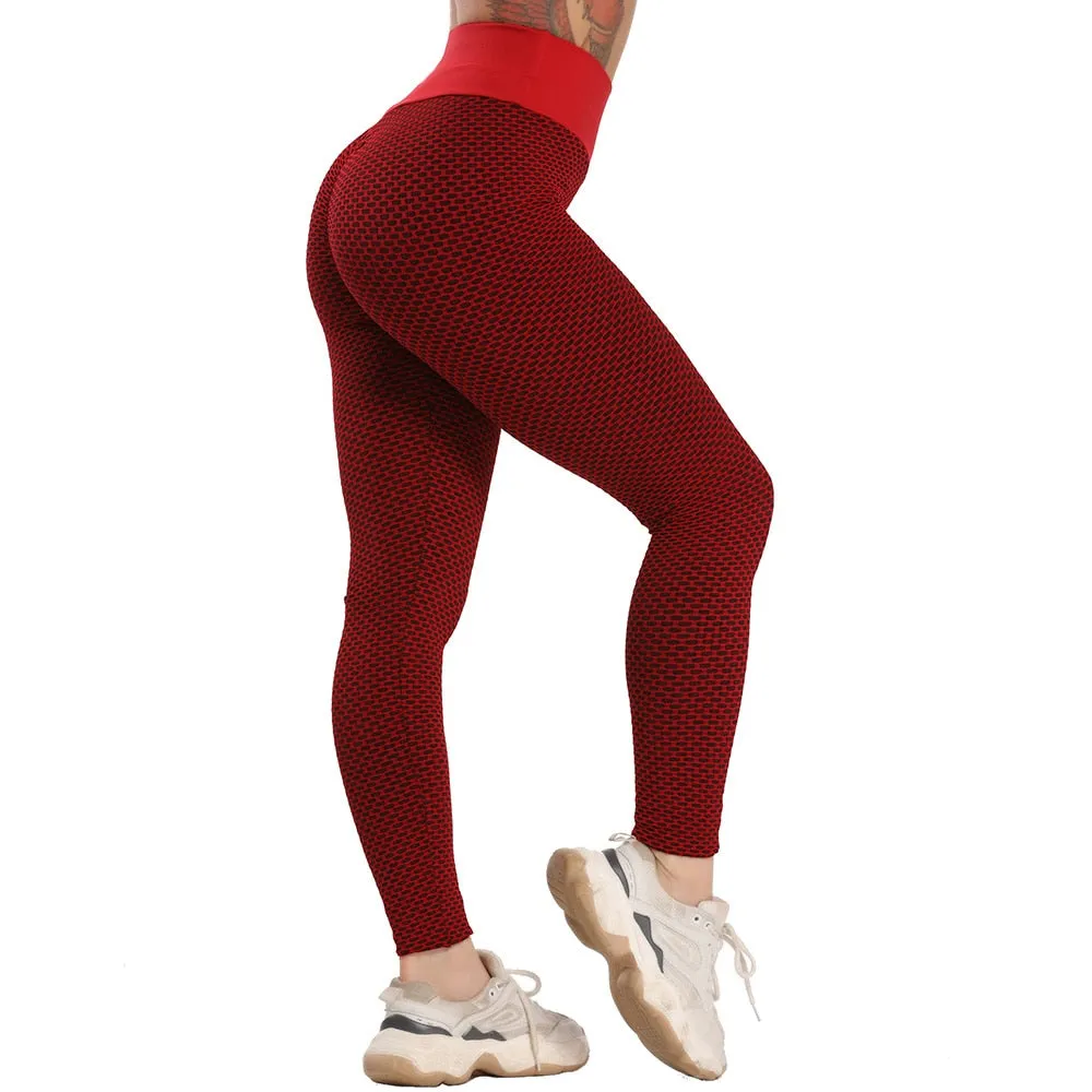 Great Sexy Booty Leggings - Women Textured Scrunch Butt Legging - Fitness Sport Leggins Push Up Anti-Cellulite Gym Pants Women Clothes (2U24)(BAP)(TBL)