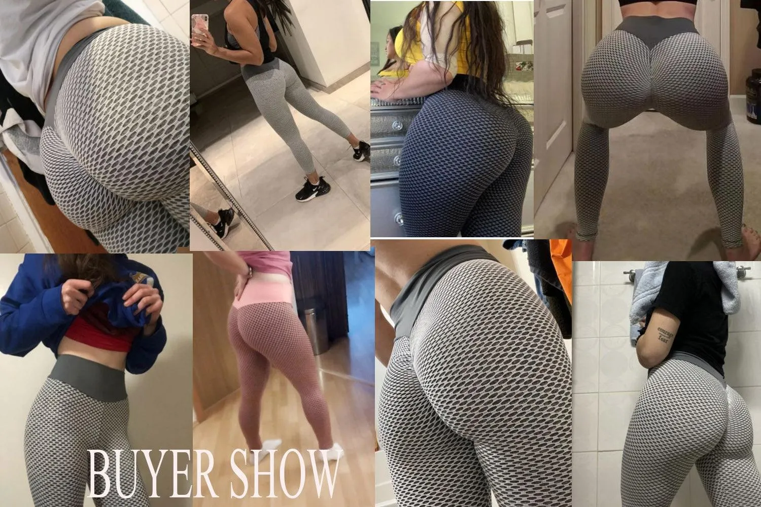 Great Sexy Booty Leggings - Women Textured Scrunch Butt Legging - Fitness Sport Leggins Push Up Anti-Cellulite Gym Pants Women Clothes (2U24)(BAP)(TBL)