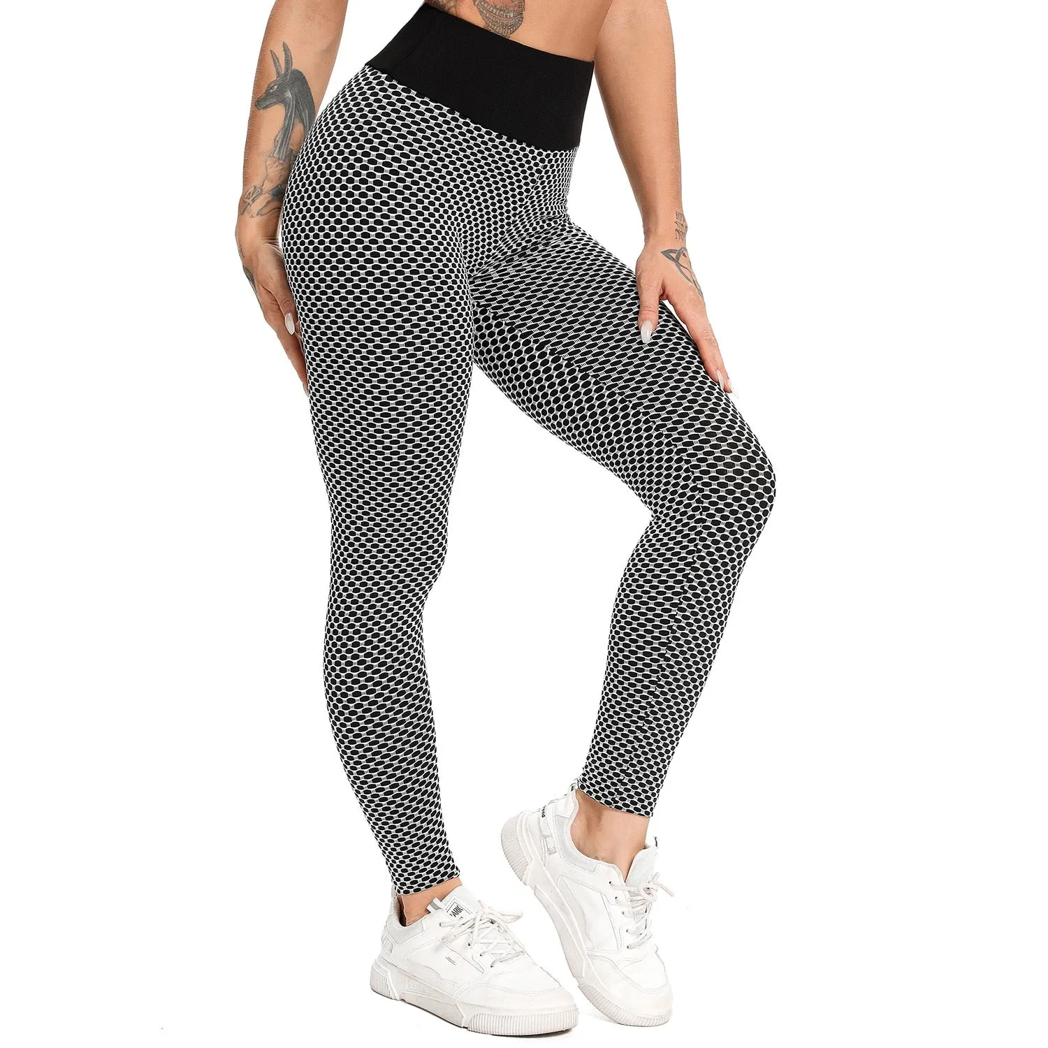 Great Sexy Booty Leggings - Women Textured Scrunch Butt Legging - Fitness Sport Leggins Push Up Anti-Cellulite Gym Pants Women Clothes (2U24)(BAP)(TBL)