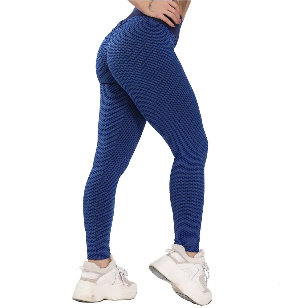 Great Sexy Booty Leggings - Women Textured Scrunch Butt Legging - Fitness Sport Leggins Push Up Anti-Cellulite Gym Pants Women Clothes (2U24)(BAP)(TBL)