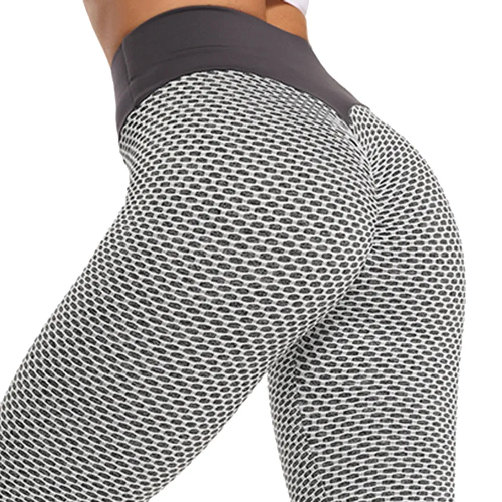 Great Sexy Booty Leggings - Women Textured Scrunch Butt Legging - Fitness Sport Leggins Push Up Anti-Cellulite Gym Pants Women Clothes (2U24)(BAP)(TBL)