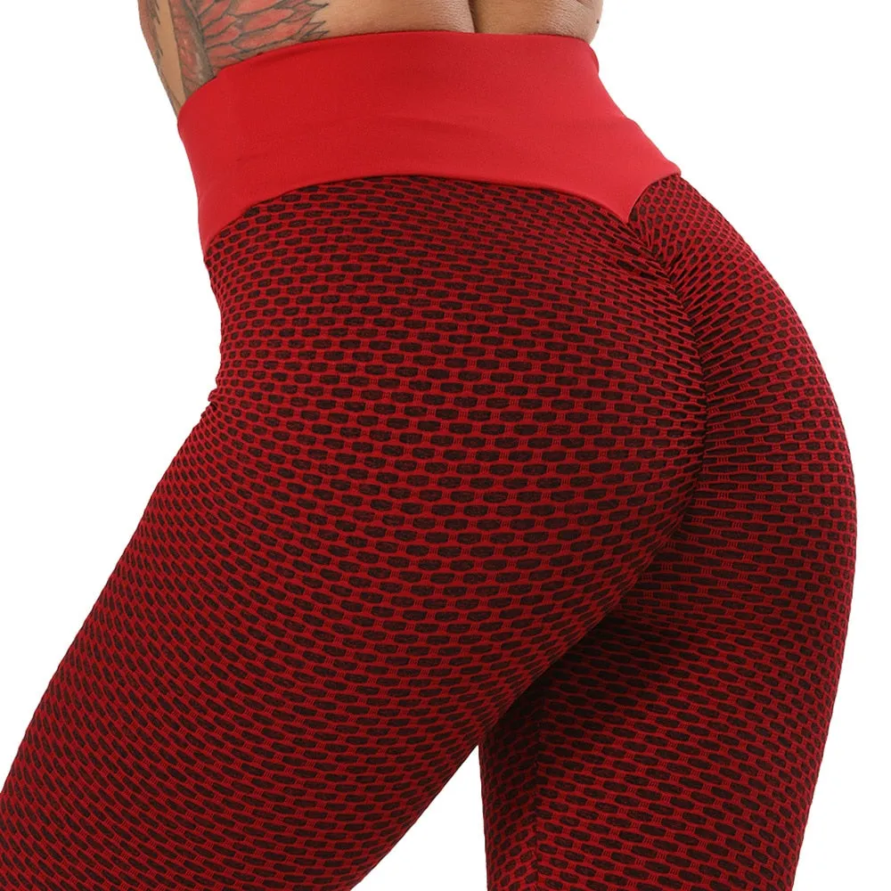 Great Sexy Booty Leggings - Women Textured Scrunch Butt Legging - Fitness Sport Leggins Push Up Anti-Cellulite Gym Pants Women Clothes (2U24)(BAP)(TBL)