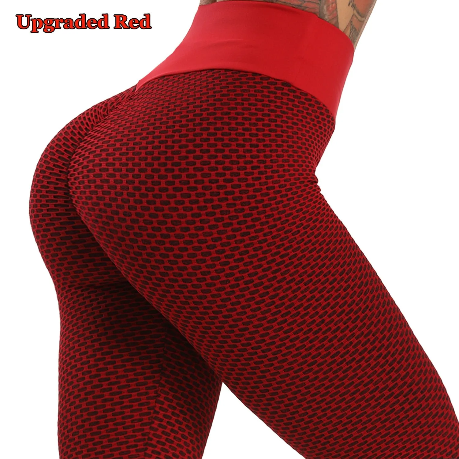 Great Sexy Booty Leggings - Women Textured Scrunch Butt Legging - Fitness Sport Leggins Push Up Anti-Cellulite Gym Pants Women Clothes (2U24)(BAP)(TBL)