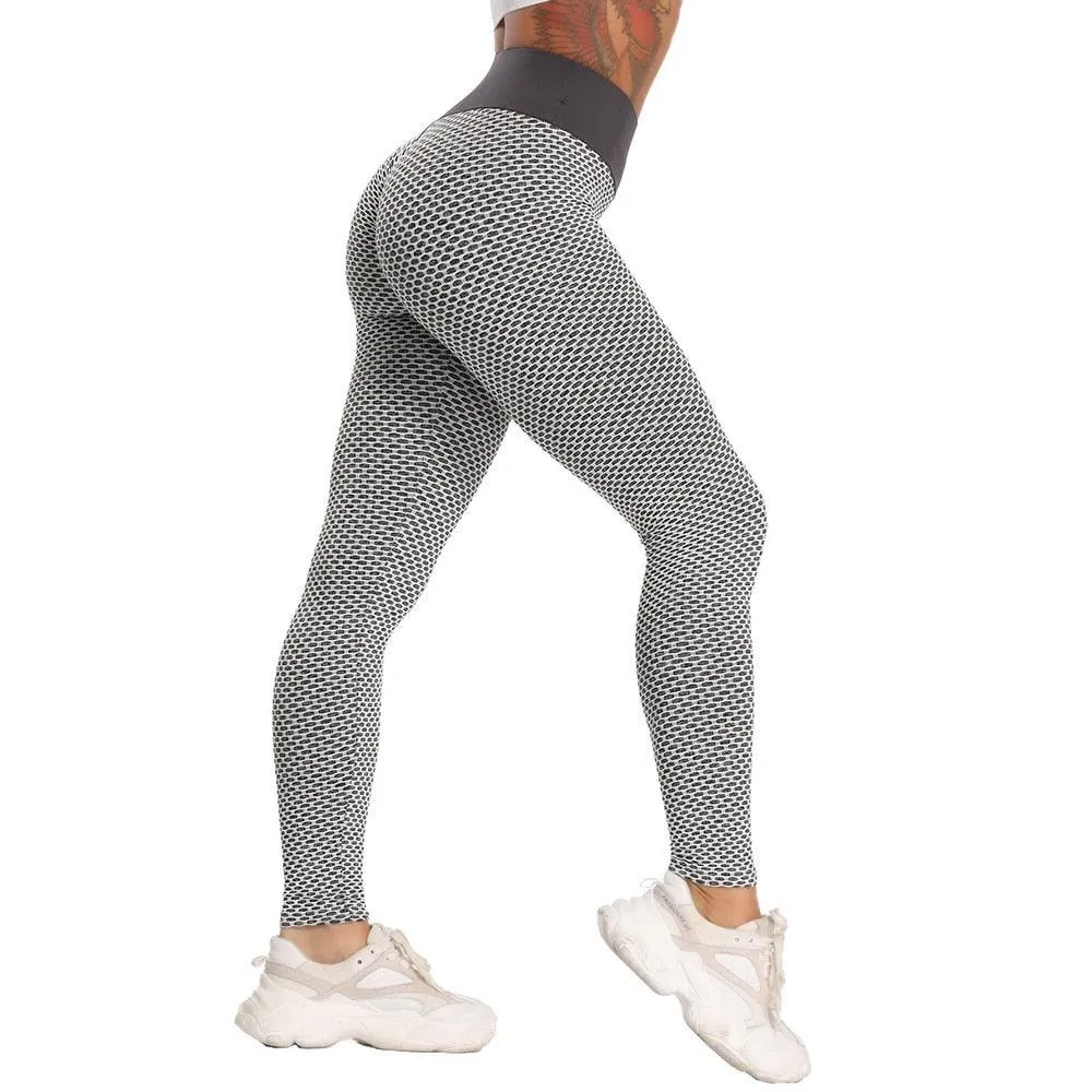 Great Sexy Booty Leggings - Women Textured Scrunch Butt Legging - Fitness Sport Leggins Push Up Anti-Cellulite Gym Pants Women Clothes (2U24)(BAP)(TBL)