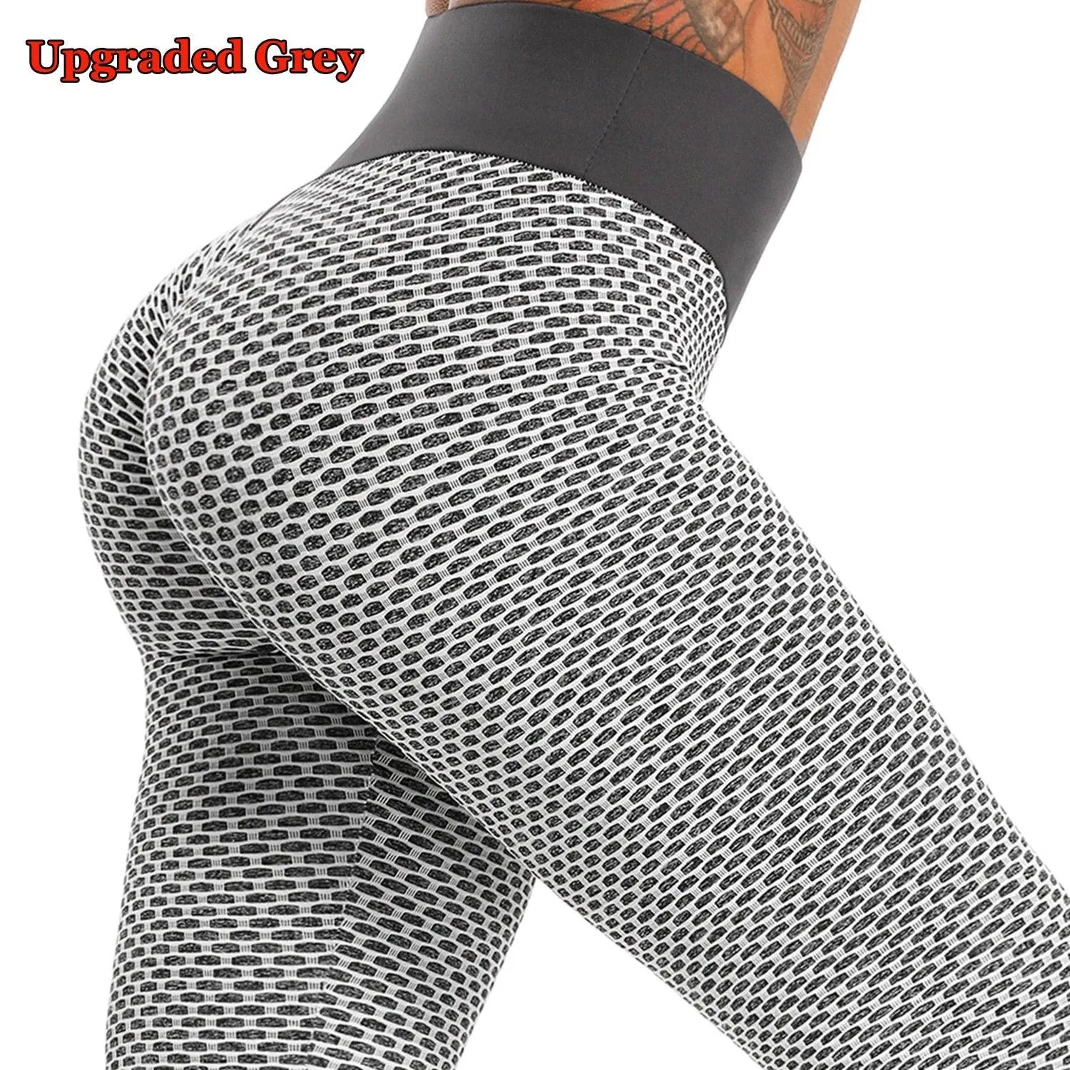 Great Sexy Booty Leggings - Women Textured Scrunch Butt Legging - Fitness Sport Leggins Push Up Anti-Cellulite Gym Pants Women Clothes (2U24)(BAP)(TBL)