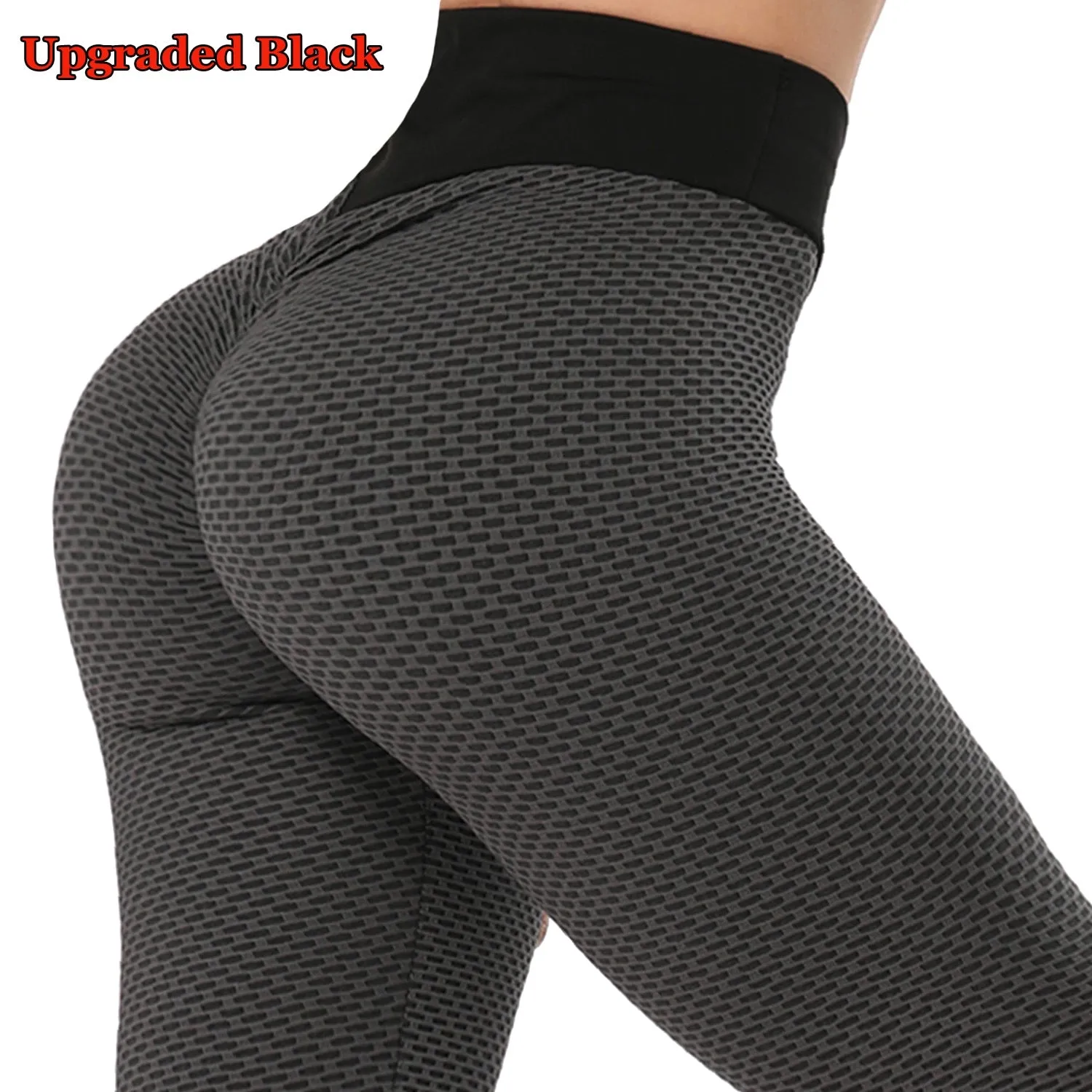 Great Sexy Booty Leggings - Women Textured Scrunch Butt Legging - Fitness Sport Leggins Push Up Anti-Cellulite Gym Pants Women Clothes (2U24)(BAP)(TBL)