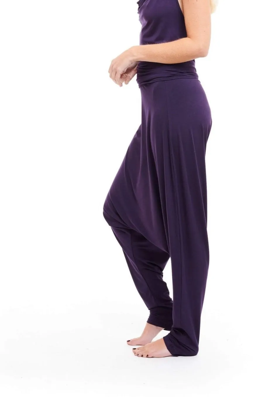 HAREM LOUNGE PANTS DEEP PURPLE