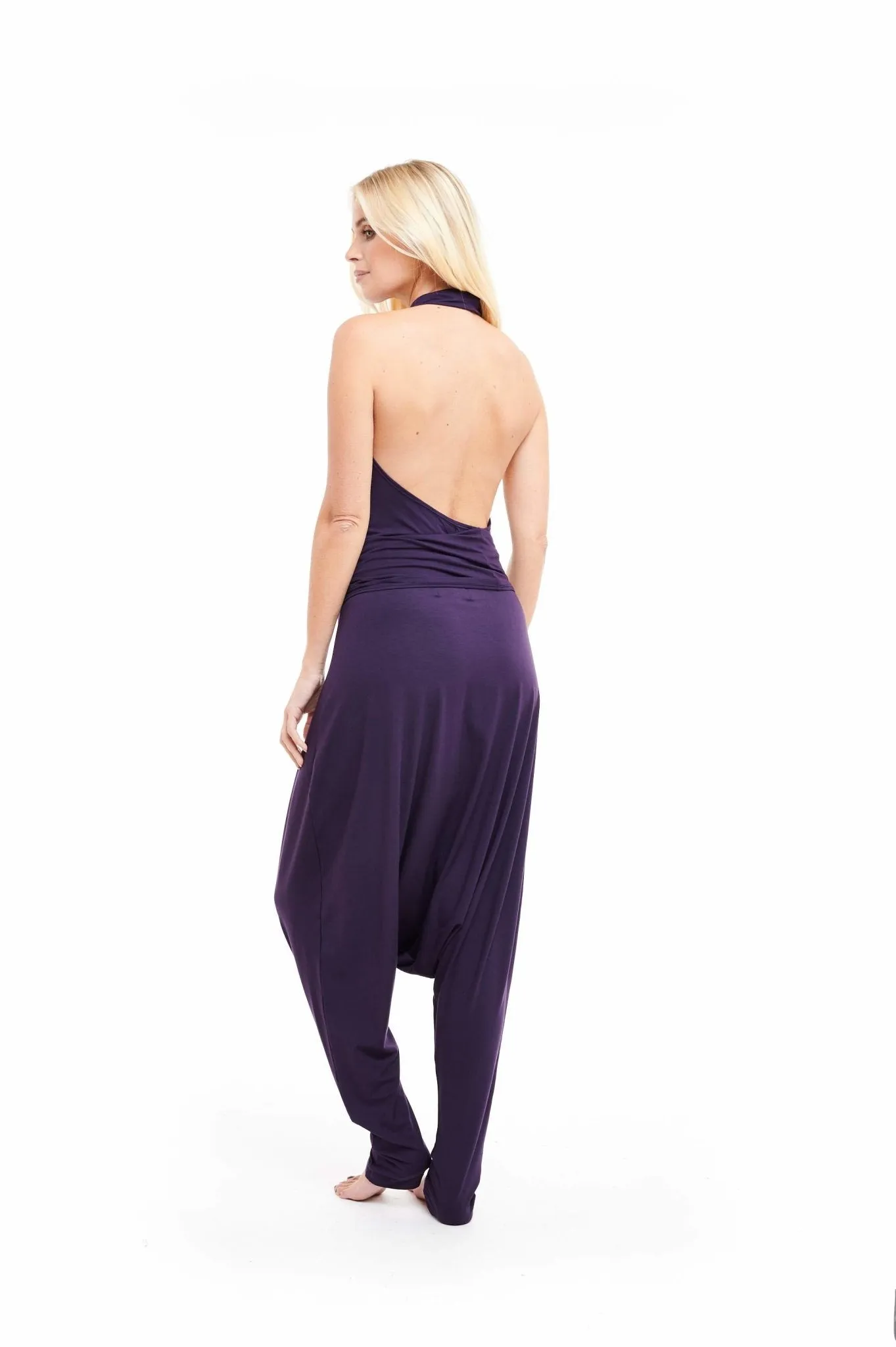 HAREM LOUNGE PANTS DEEP PURPLE