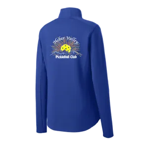 Heber Valley Pickleball Club (Customizable) | Women’s 1/4 Zip Pullover Athletic Shirt | 100% Polyester