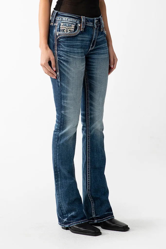 HIBISCUS BOOTCUT JEANS