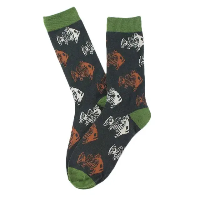 Hip Hop Geometric Printing Socks