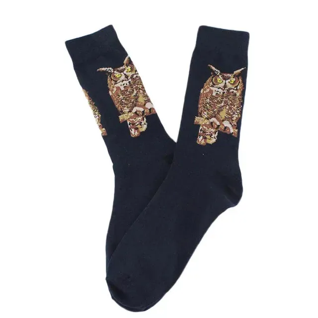 Hip Hop Geometric Printing Socks