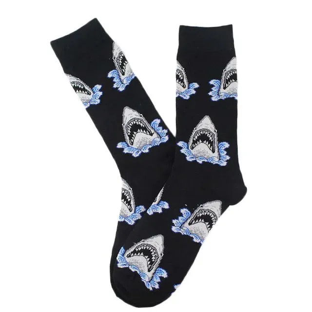 Hip Hop Geometric Printing Socks