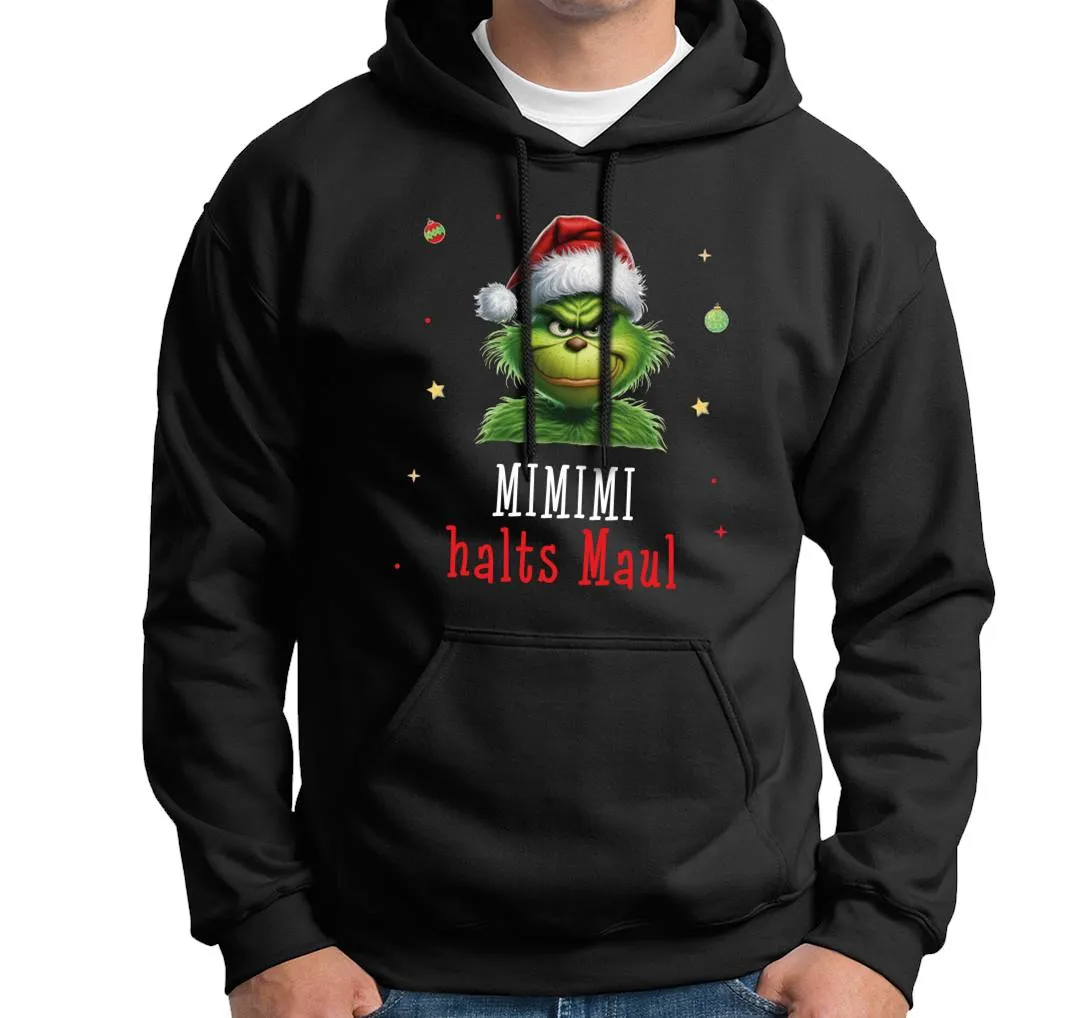 Hoodie - Grinch - Mimimi Halts Maul! (CS)