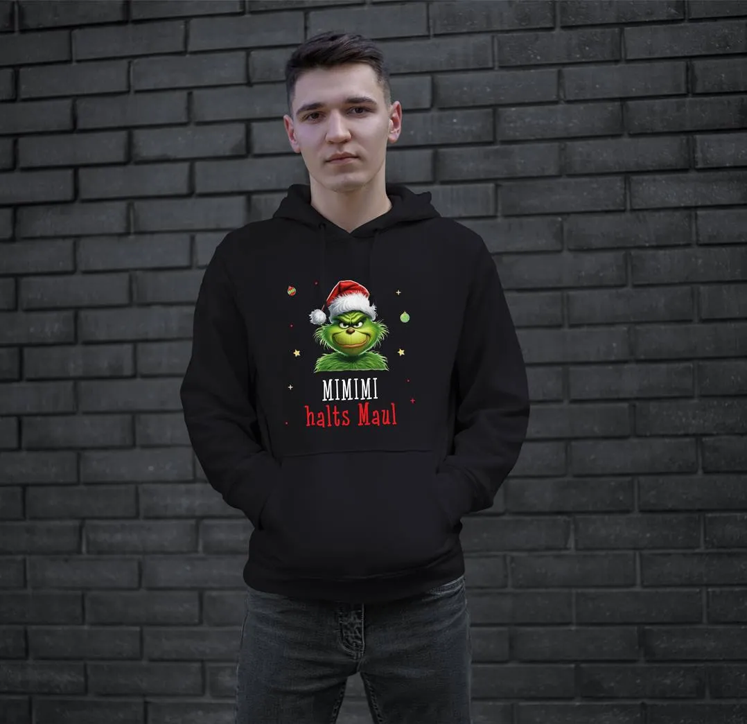 Hoodie - Grinch - Mimimi Halts Maul! (CS)