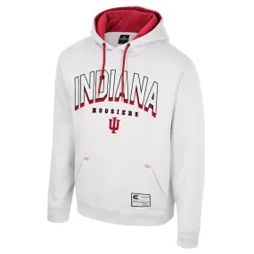 Indiana Hoosiers Adult White Colosseum Sweatshirt Hoodie