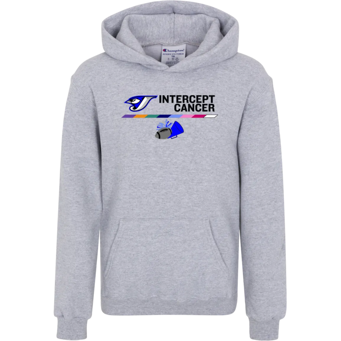 Intercept Cancer S790 Champion Kids Powerblend Hoodie