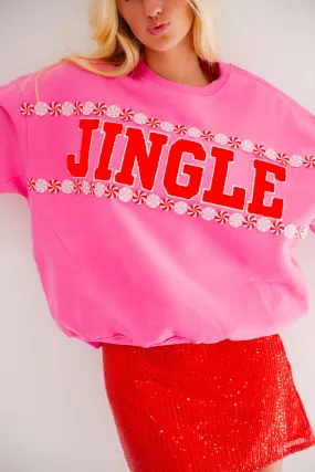 JINGLE PINK PULLOVER