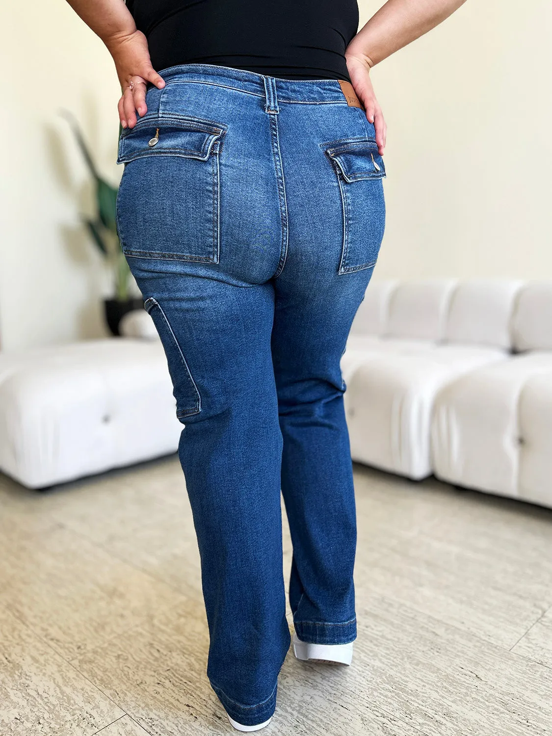 Judy Blue High Waist Cargo Jeans