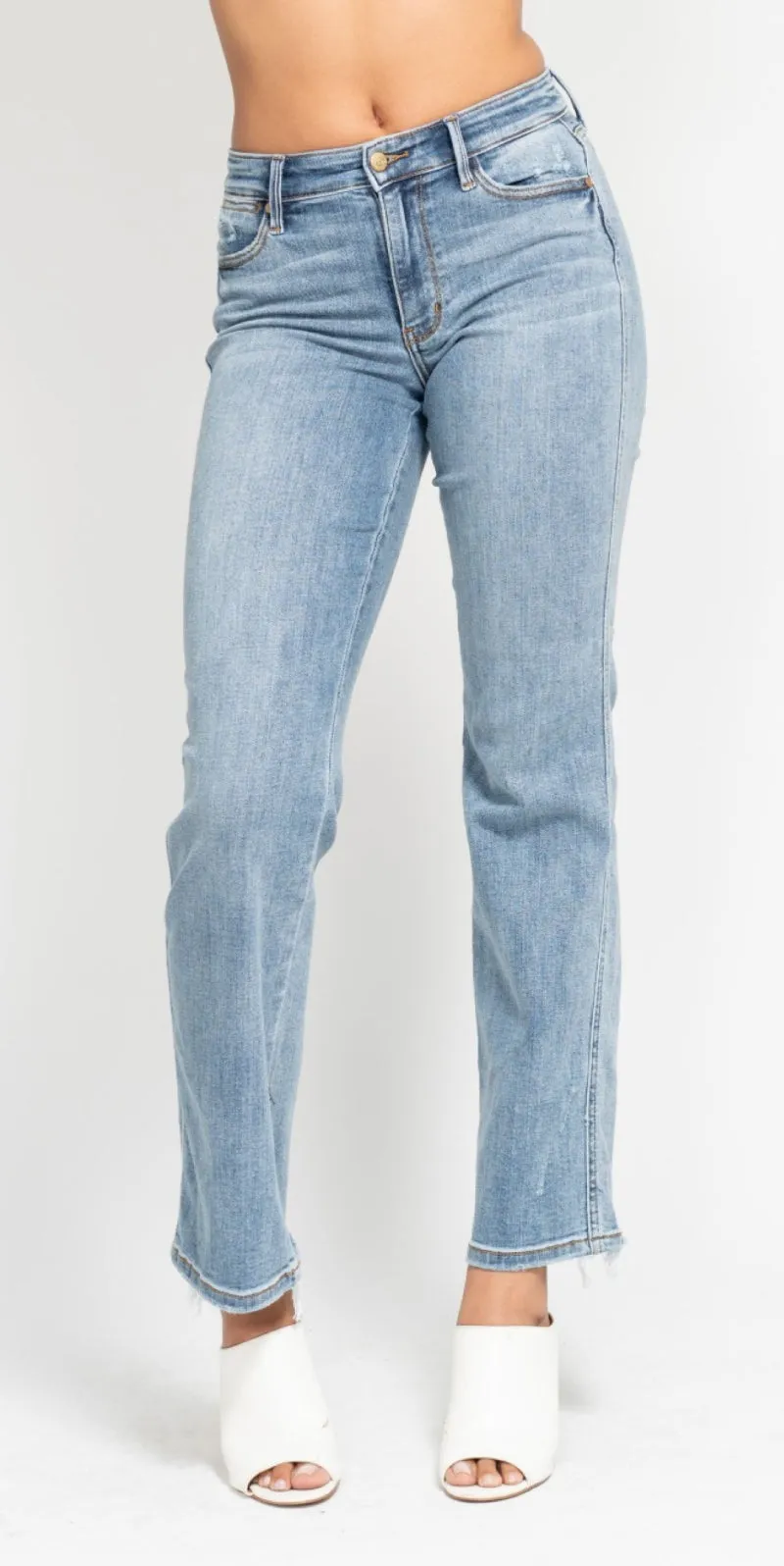 Judy Blue Yoke cell phone dad jeans