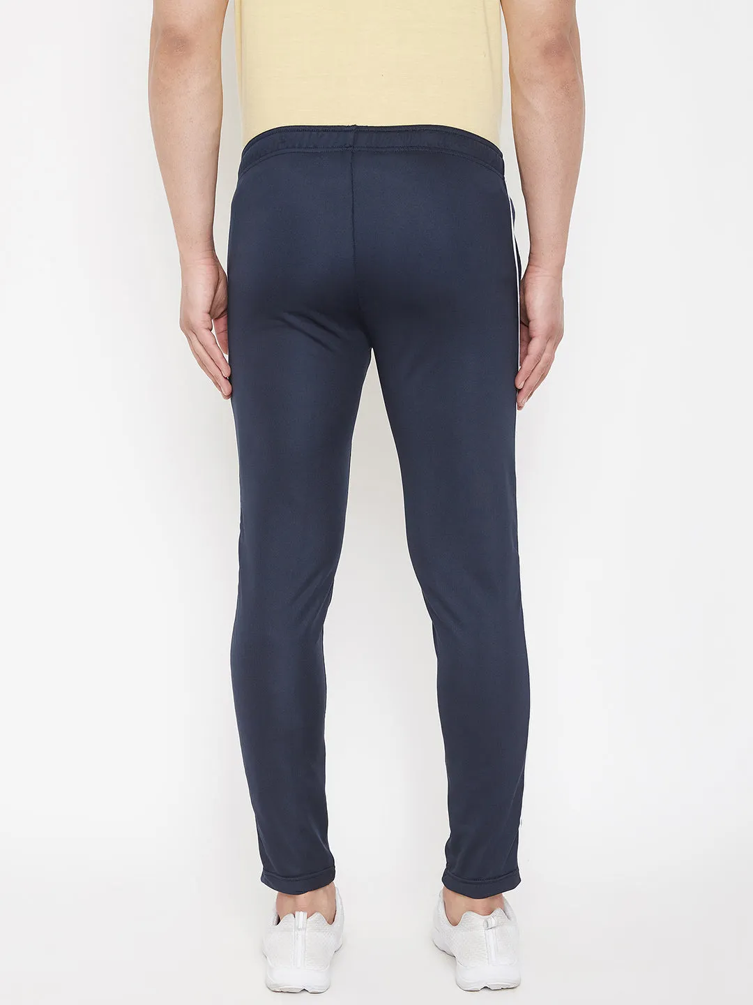 JUMP USA Men Navy Blue Solid Track Pant