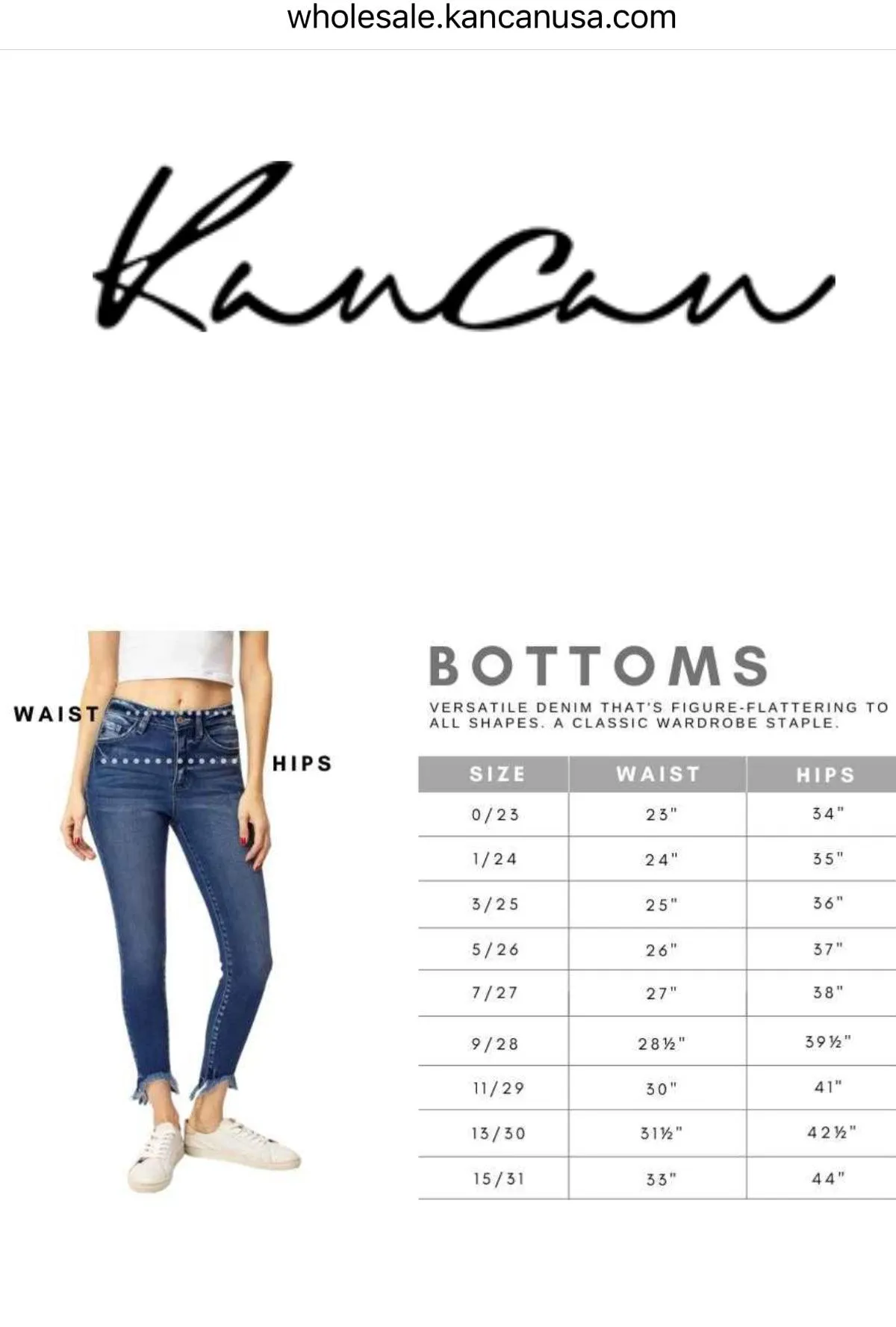 Kancan High Rise Skinny Straight Jeans