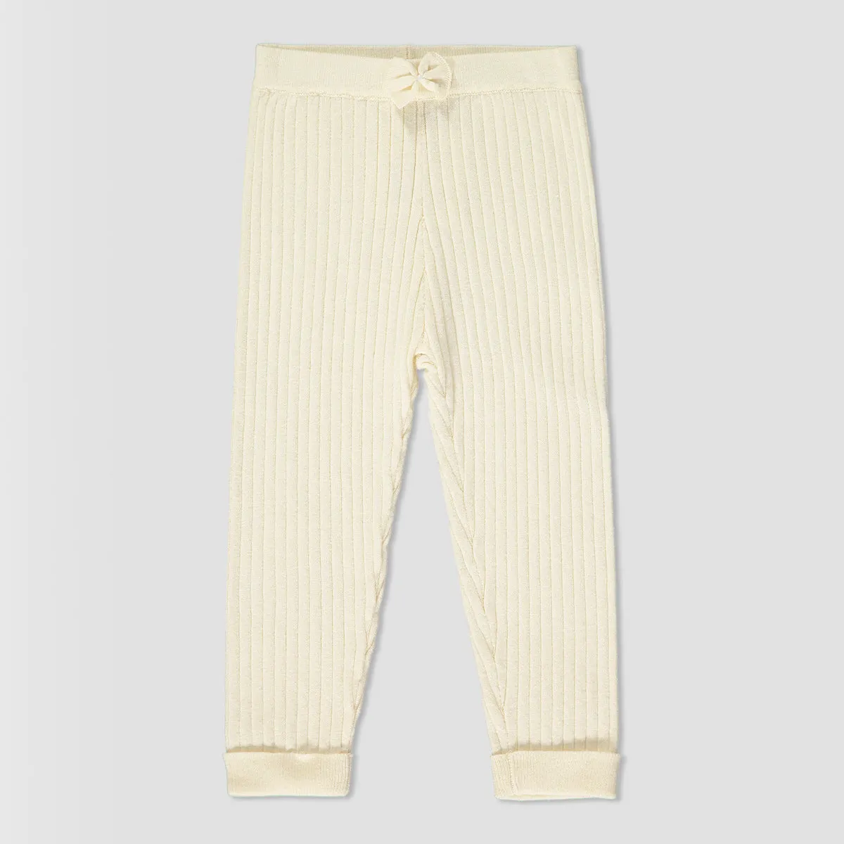 Kew leggings in ivory knit