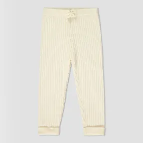 Kew leggings in ivory knit