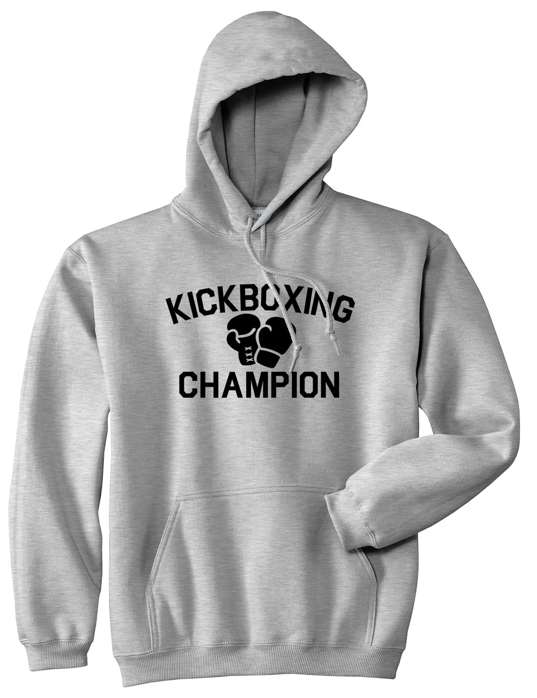 Kickboxing Champion Mens Pullover Hoodie