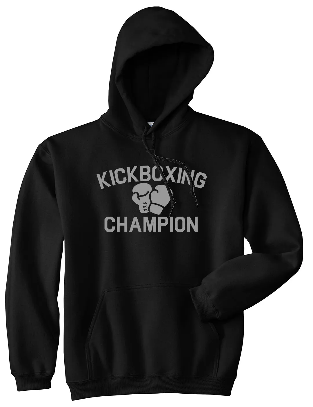 Kickboxing Champion Mens Pullover Hoodie