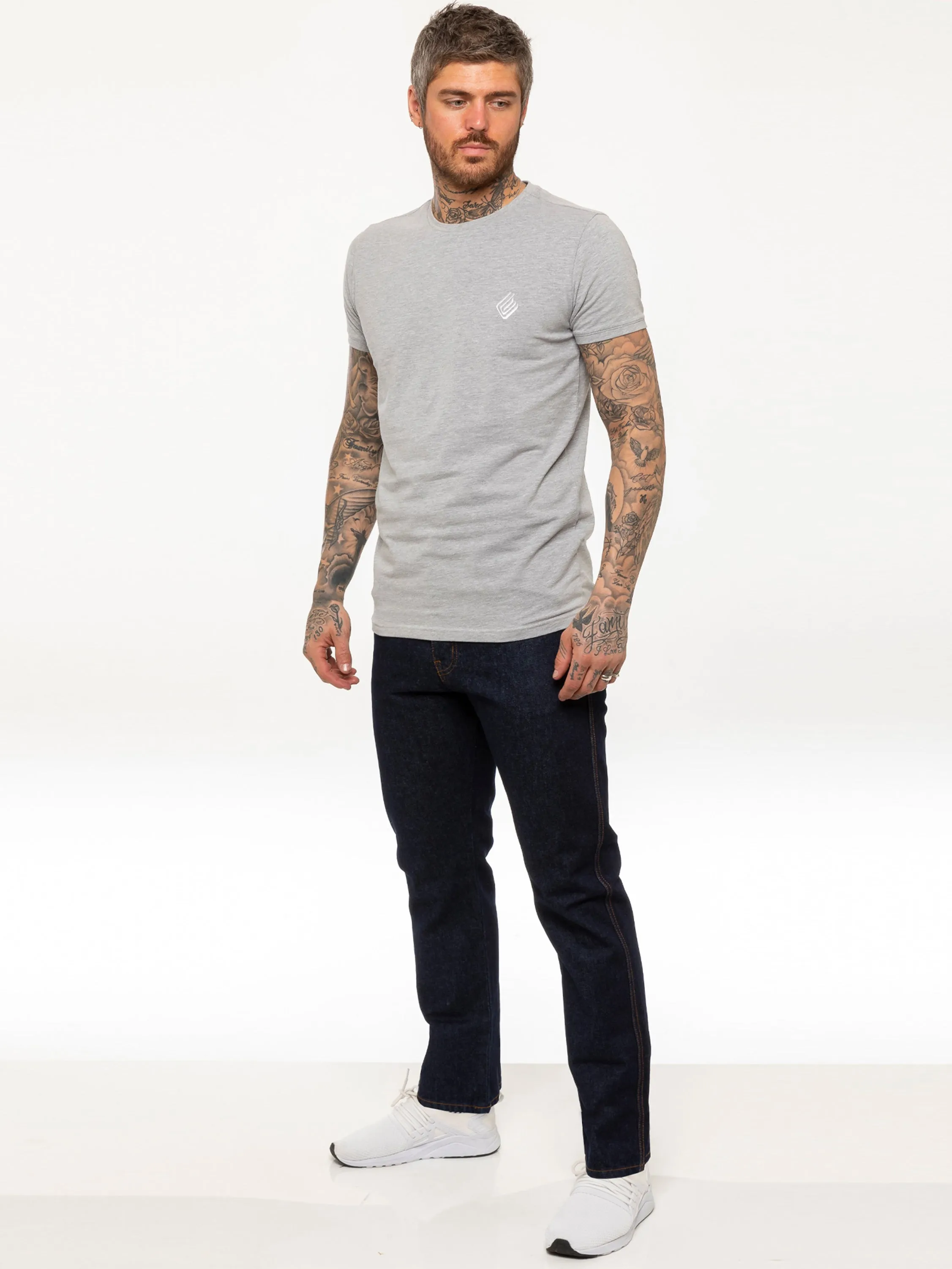 Kruze | Mens Straight Leg Denim Jeans