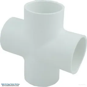 Lasco SCH40 PVC Cross [2" Slip x 2" Slip x 2" Slip x 2" Slip] (420-020)