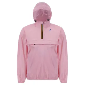 Leon - Packable Quarter Zip Rain Jacket in Pink