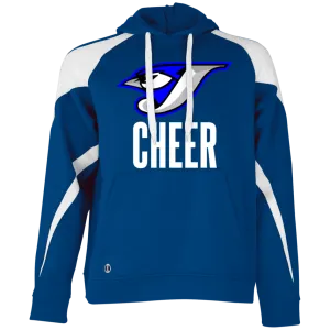 Logo Cheer 229546 Athletic Colorblock Fleece Hoodie