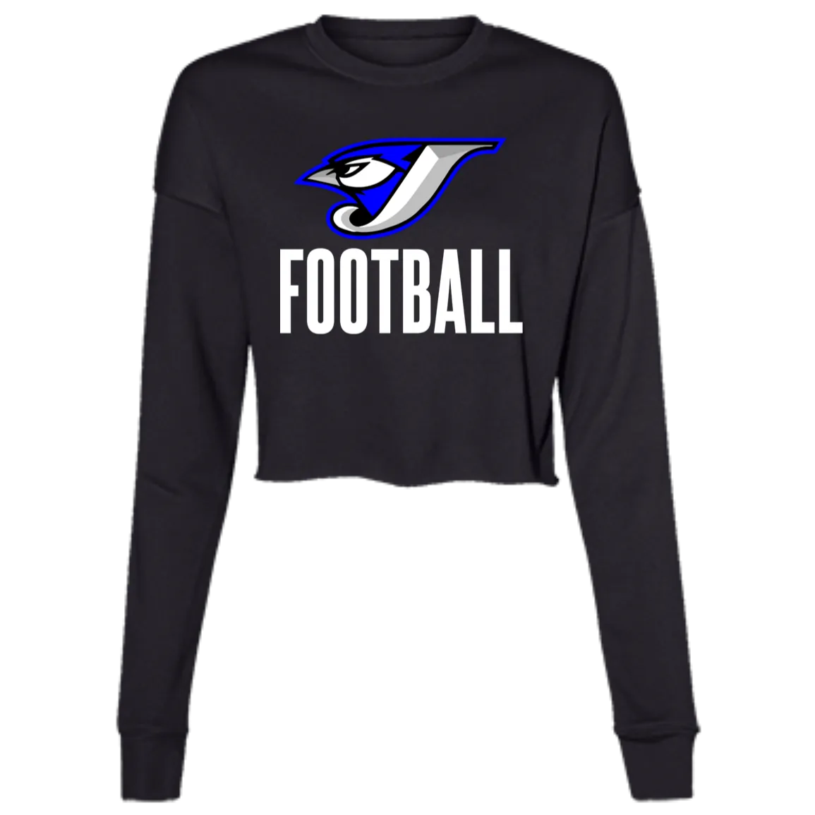 Logo Football B7503 Ladies' Cropped Fleece Crew