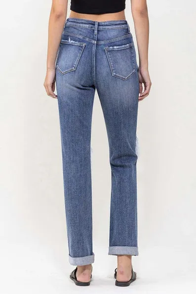 Lovervet High Rise Distressed Boyfriend Jeans