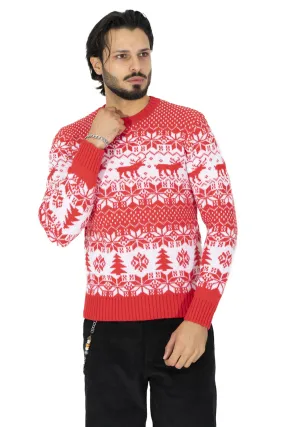 Maglione Natale Christmas Con Alberi Art. Mg104