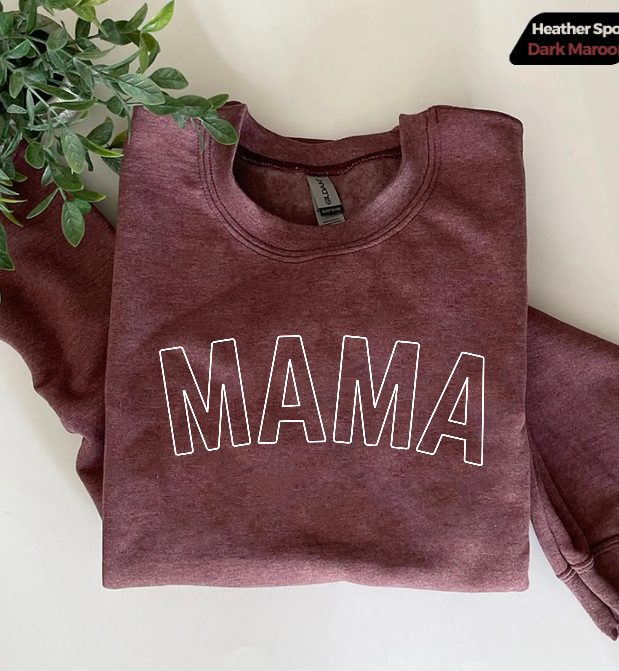 'MAMA' Sweatshirt, Mom Sweater, Mama Sweater, Crewneck Sweater, Gift for Her