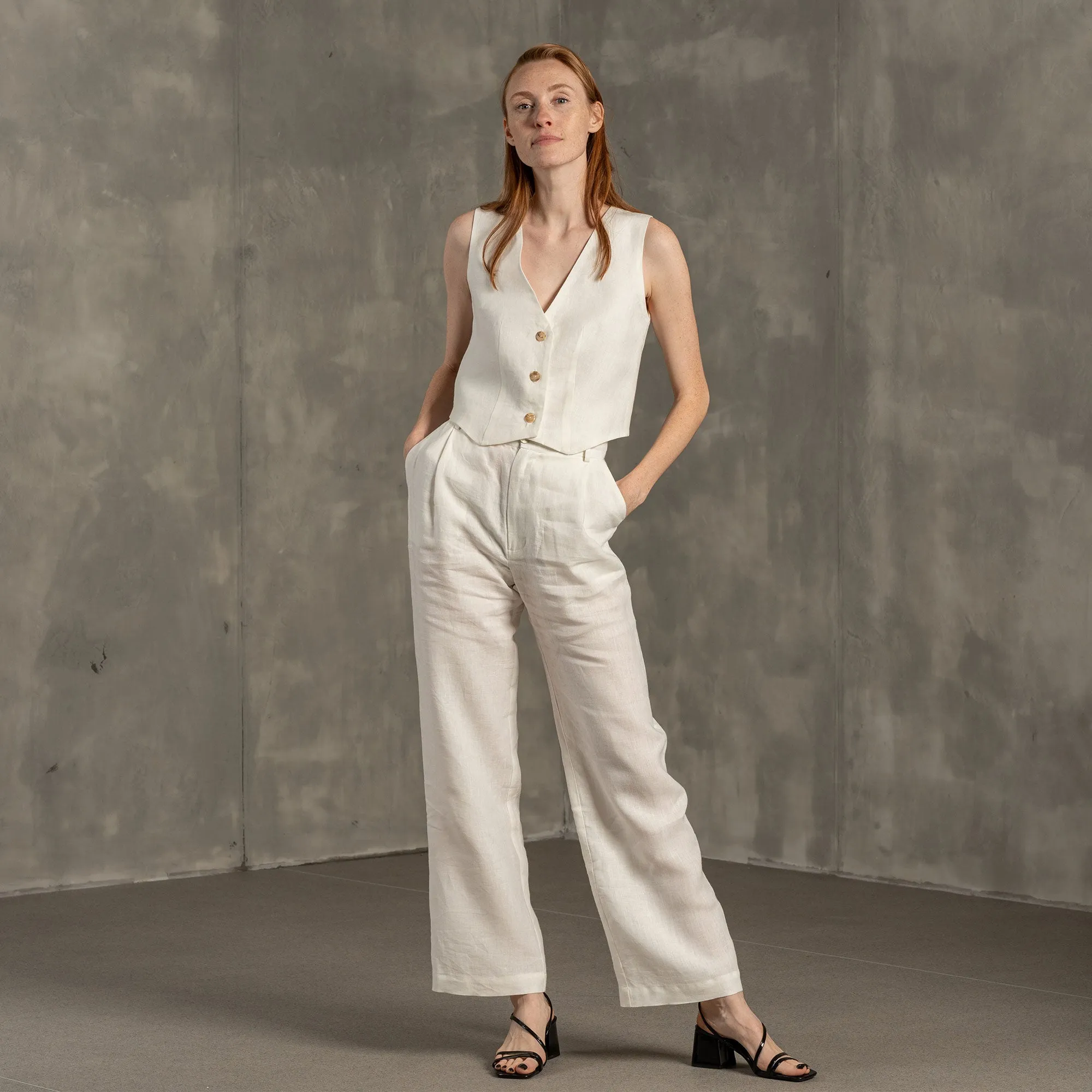 MENIQUE High Drape Pants Lotus