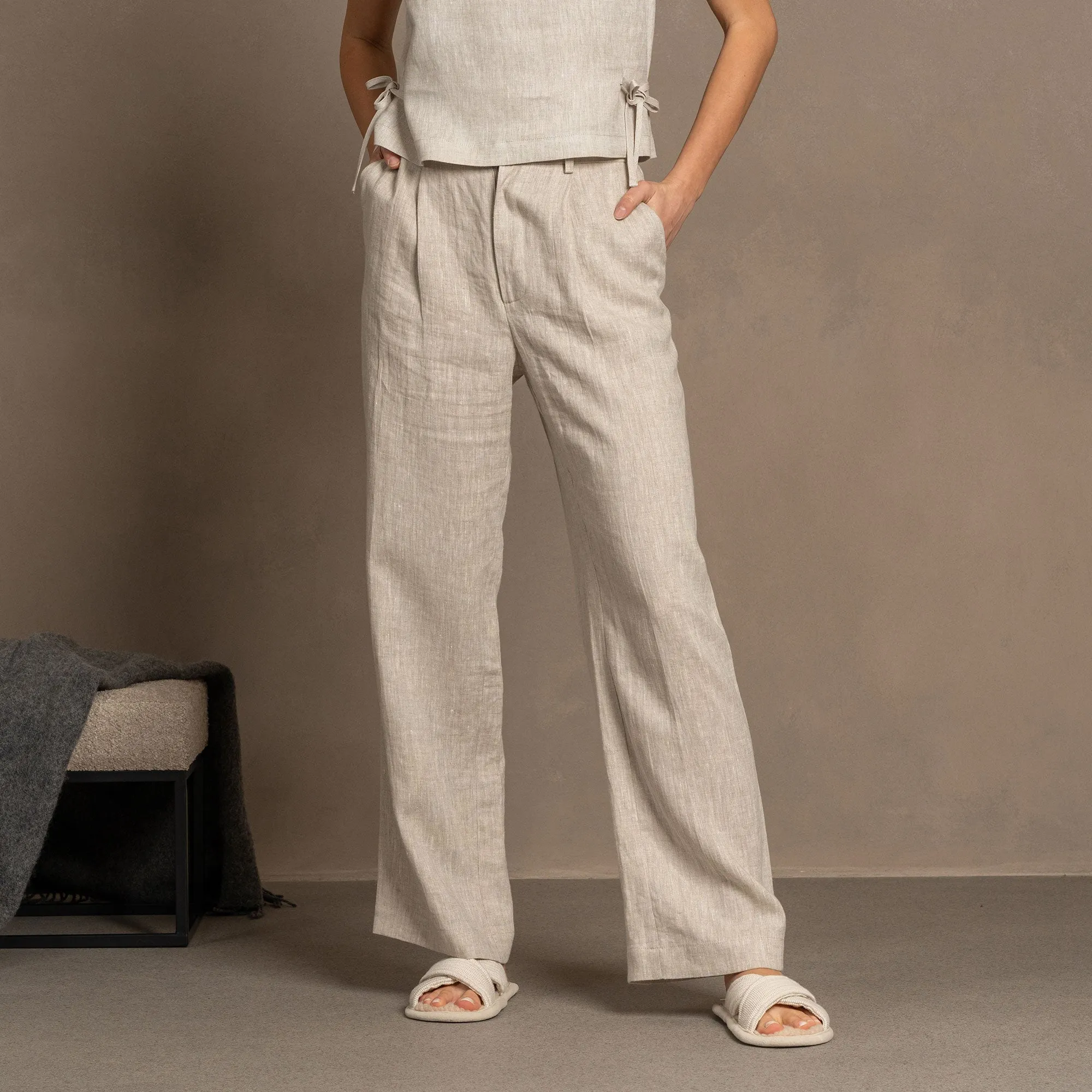 MENIQUE High Drape Pants Lotus