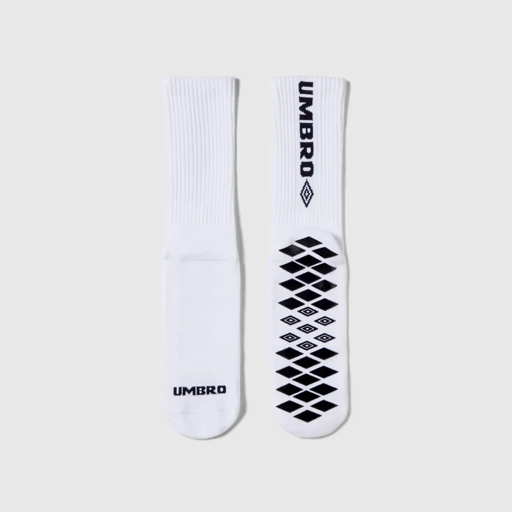 Mens Football Grip Socks 1 Pack - White