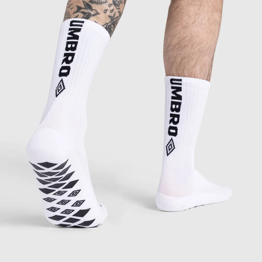 Mens Football Grip Socks 1 Pack - White