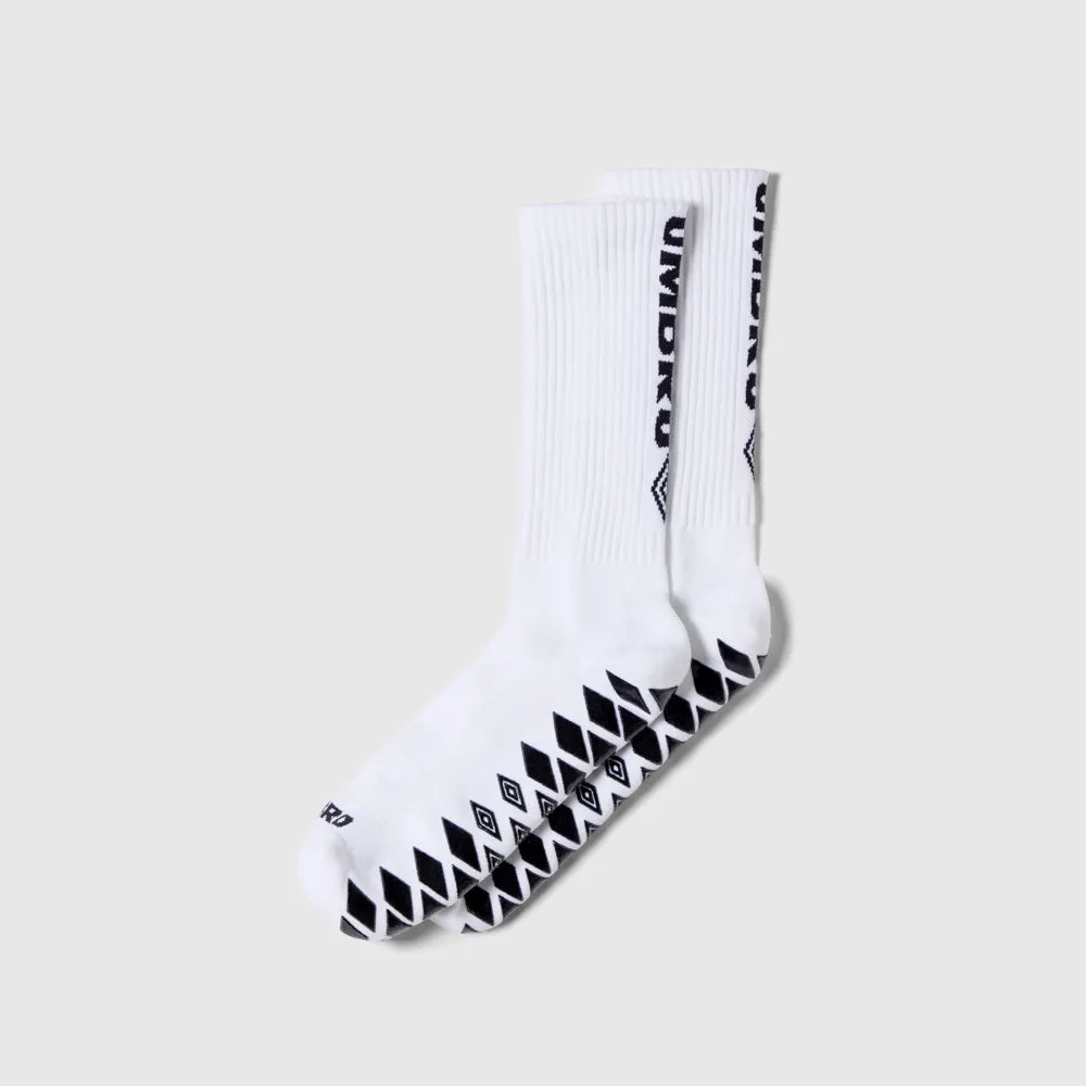 Mens Football Grip Socks 1 Pack - White