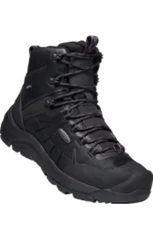 Mens Keen Revel IV Exp Mid Waterproof Hiking Boot 1023891-Black / Magnet