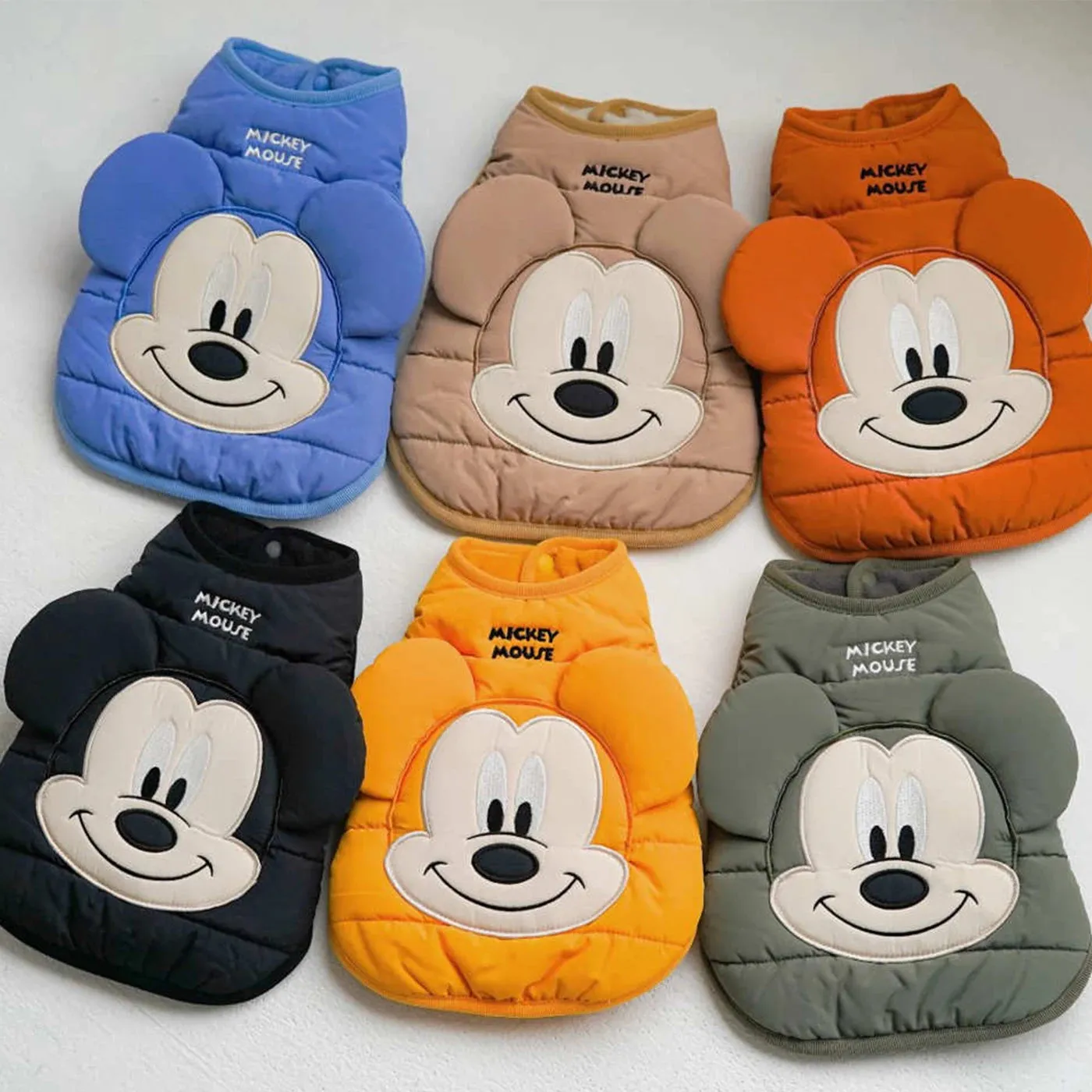 “Mickey Mouse” 3D Buttoned Dog Vest