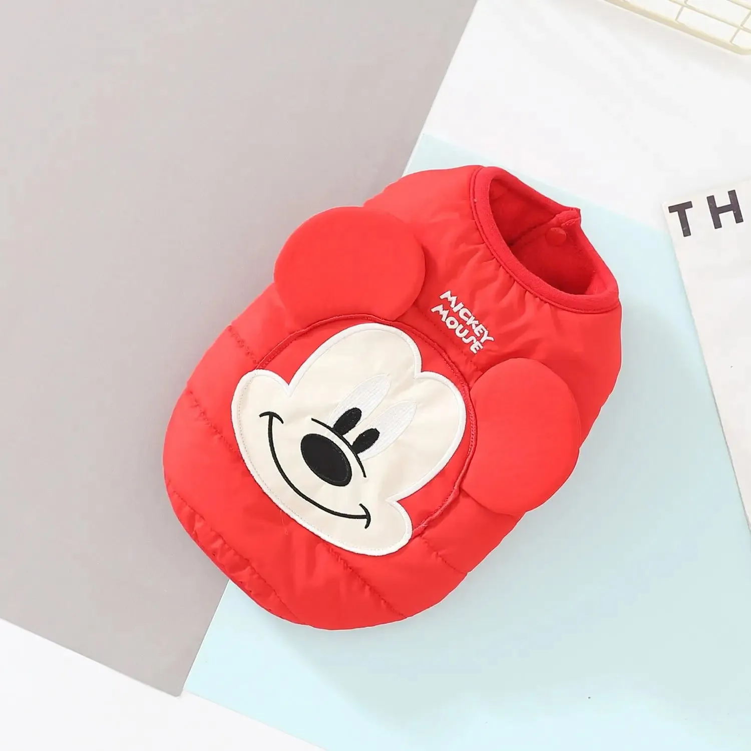 “Mickey Mouse” 3D Buttoned Dog Vest