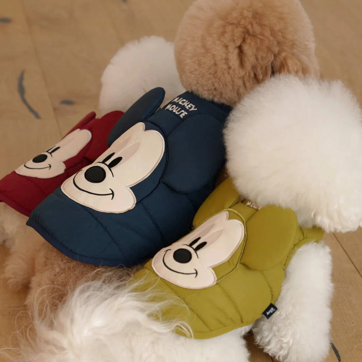 “Mickey Mouse” 3D Buttoned Dog Vest