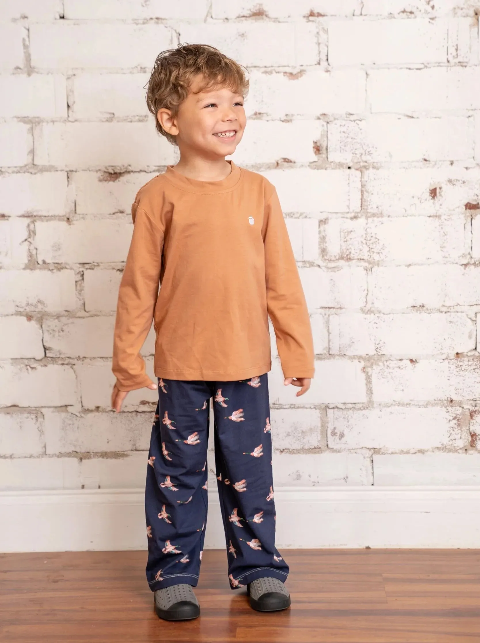 Navy Mallard Pants