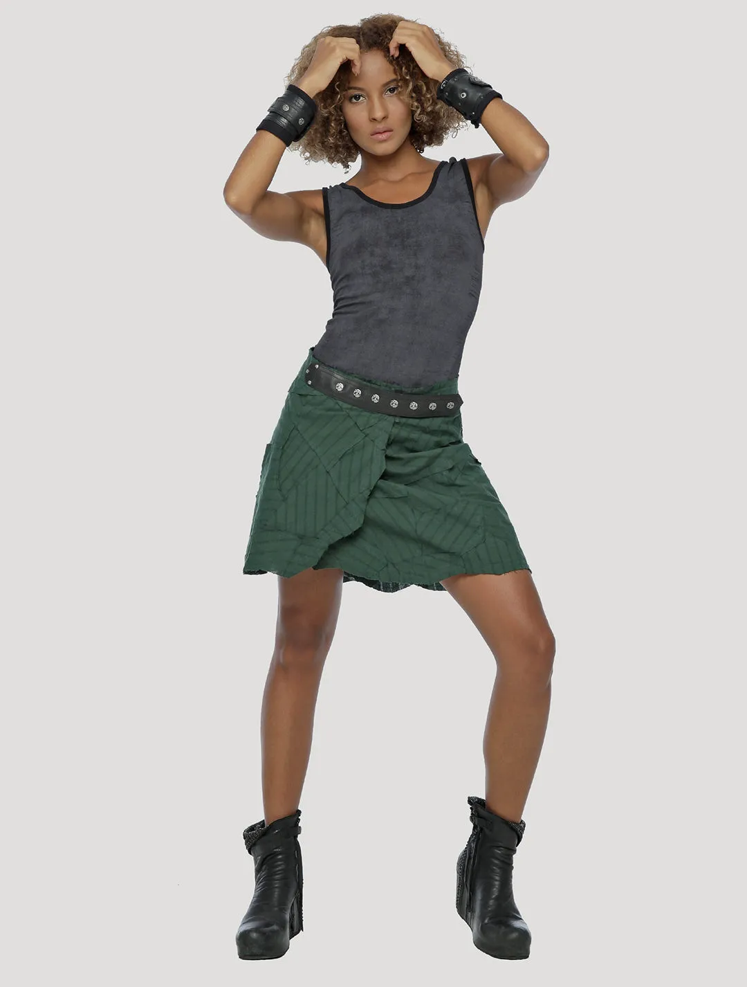 New Pecoa Veg Mini Wrap Skirt